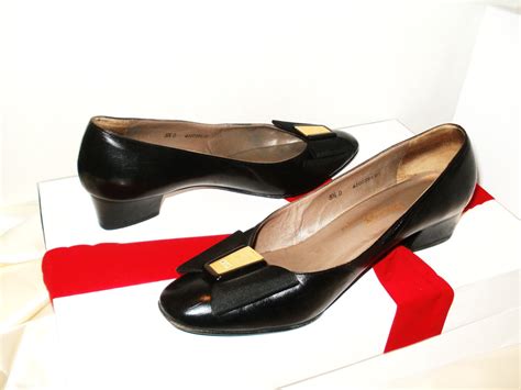 Vintage Bally Shoes Black Flats Bally Of By Newgroovevintage