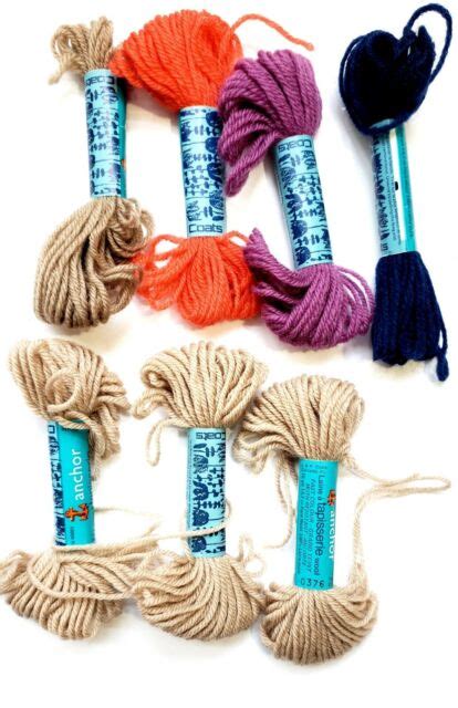 Lot Of 7 Skeins Anchor Tapestry Wool Yarn Needlepoint Tapisserie Ebay