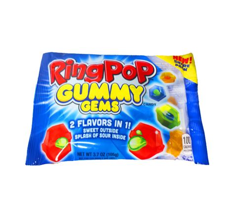 Ring Pop Gummies Gummy Gems In Display 2 Flavors In 1