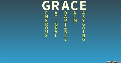 The Meaning Of Grace Name Meanings