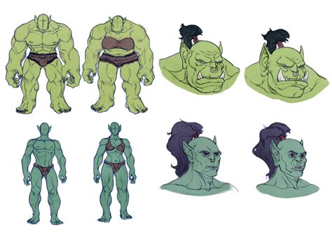 Pin On Dandd Characters Orcs And Goblins