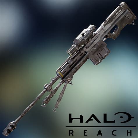Artstation Srs99 Am Sniper Rifle Halo Reach Fan Art