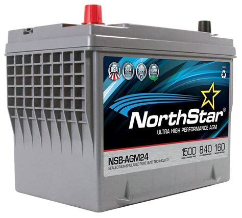 Northstar Nsb Agm 24 Car Battery Free Shipping Battery Guys