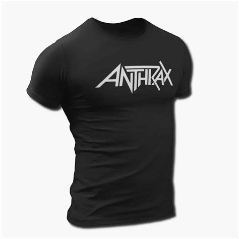 Anthrax Band T Shirt Anthrax Logo Tee Shirt Speed Thrash Metal