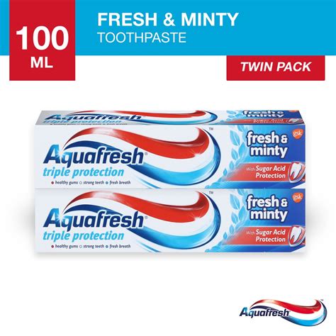 Aquafresh Fresh And Minty Toothpaste 100ml Twin Pack Shopee Philippines