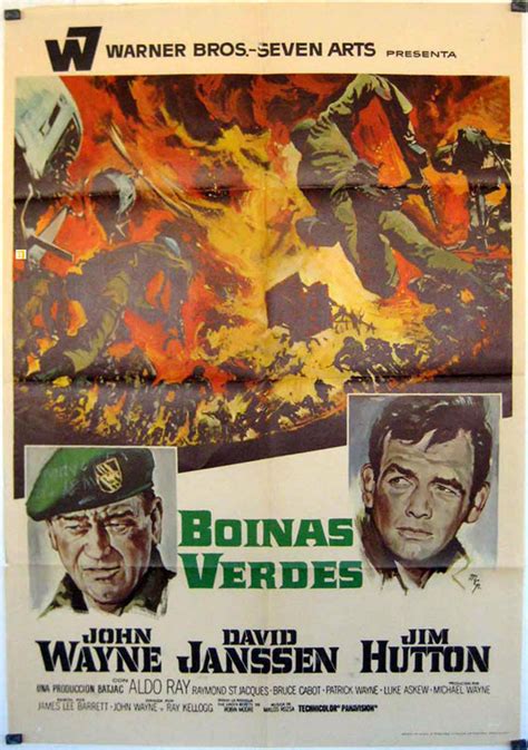 Boinas Verdes Movie Poster The Green Berets Movie Poster