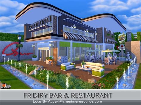 Fridiry Bar And Restaurant By Autaki At Tsr Sims 4 Updates