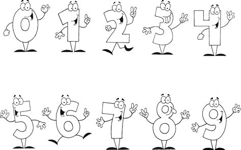 They will help to remember the alphabet, numbers, and account on the associative level. Free Printable Number Coloring Pages For Kids
