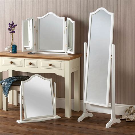 Pembroke White Small Dressing Table Mirror Furniture And Choice