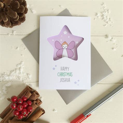 Personalised Happy Christmas Fairy Card By Just Toppers