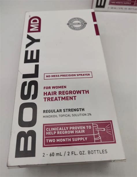 Bosley Md For Women Hair Regrowth Treatment 2 Month Supply Exp 032024