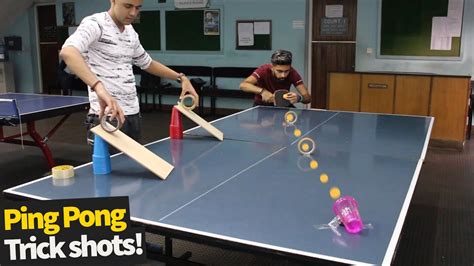 think you have skills these ping pong trick shots are unbelievable youtube