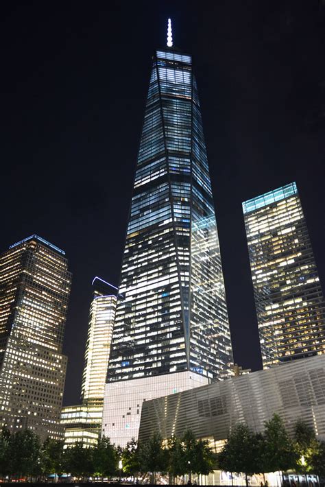 1 World Trade Center 1wtc At Night After Our Visit To