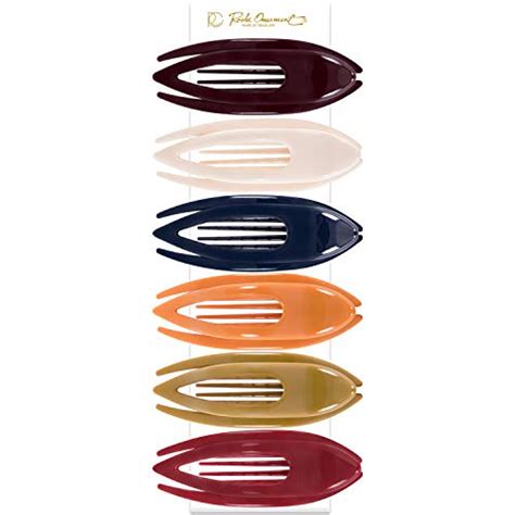rc roche ornament 6 pcs womens french concord curved hair clip no slip strong grip comfortable