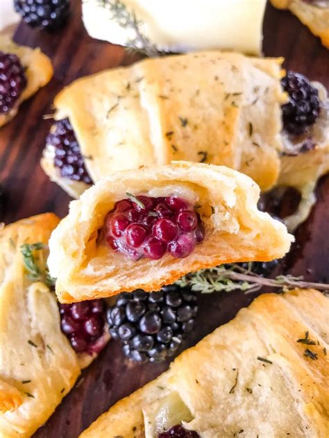 Blackberry Brie Crescent Rolls Are A Cheese Crescent Roll Recipe Filled