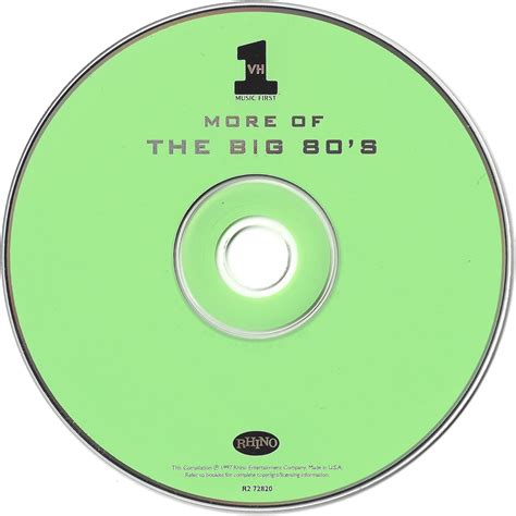 Release “vh1 More Of The Big 80 S” By Various Artists Cover Art Musicbrainz