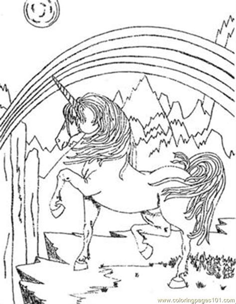 Unicorn Rainbow Coloring Pages - Coloring Home