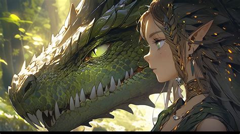 Elf And Dragon Alliance By K Jackson Katss On Deviantart