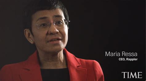 Time 100 Most Influential People Lists Filipino Journalist Maria Ressa