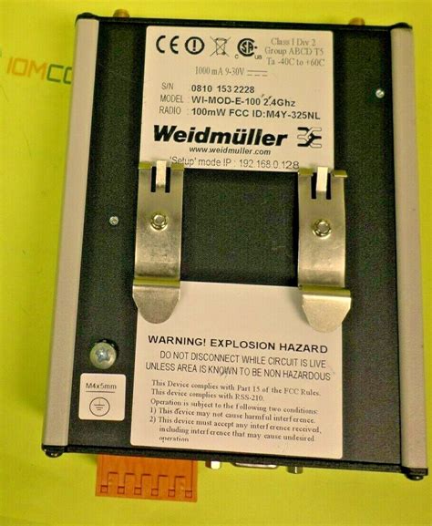 Weidmuller Wi Mod E Wireless Data Modem Ebay
