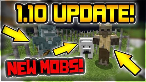Minecraft 110 Snapshot New Mobs Update Youtube