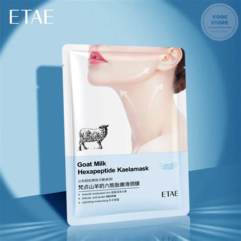 Goats Milk Neck Mask Soft And Smooth Hydrating Wrinkle Improves Neck Lines Shopee Singapore