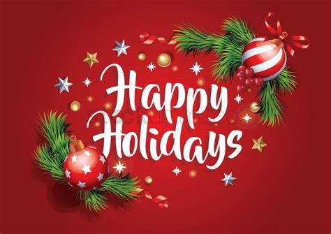 Happy holidays Vector Image - 2111490 | StockUnlimited