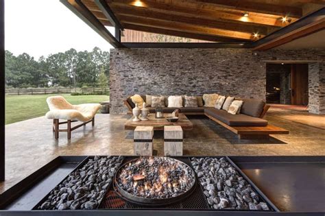 Modern Day Hacienda With Stone Walls