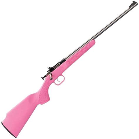 Crickett Synthetic Stock Compact Pinkstainless Steel Bolt Action Rifle