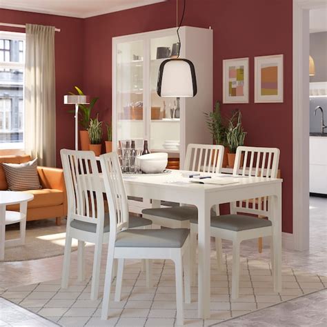 Inicio » mesas de cocina pequeñas » mesa de cocina pequeña ikea. EKEDALEN Mesa extensible, blanco, longitud mínima: 120 cm ...