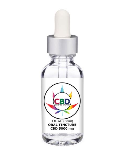 Cbd Oral Tincture 5000 Mg Organic Buy From