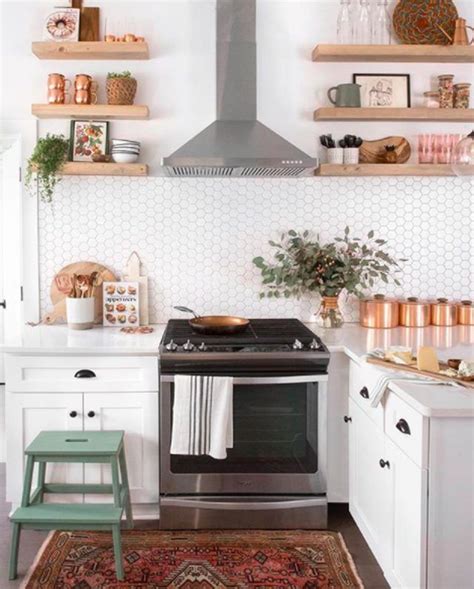 Copper Accents Add Homespun Glamour To This Charming Kitchen Copper