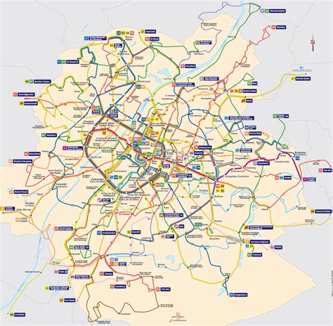 Brussels Tram Map
