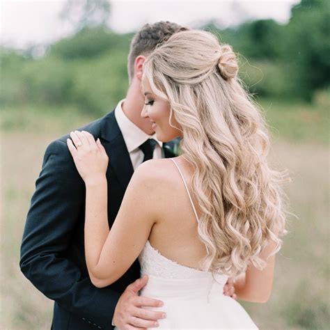 We've listed 40 of our favorite braided 'dos for a relaxed yet elegant wedding hairstyle, ask your stylist to fashion a dutch braid as a plaited. 23 Stunning Half-Up, Half-Down Wedding Hairstyles | All ...