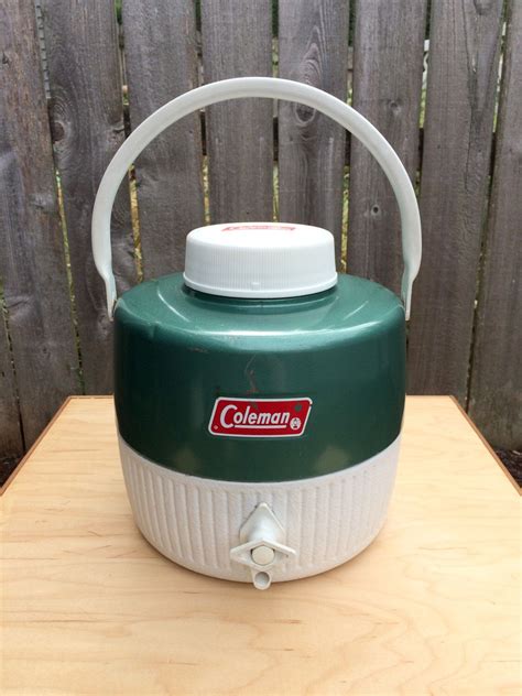 May 01, 2019 · if using a milk jug for water, make sure that you wash it out first with bleach water first and dish detergent if you want to get rid of the bleach taste. Vintage Coleman Cooler Coleman Water Cooler Jug Green and ...
