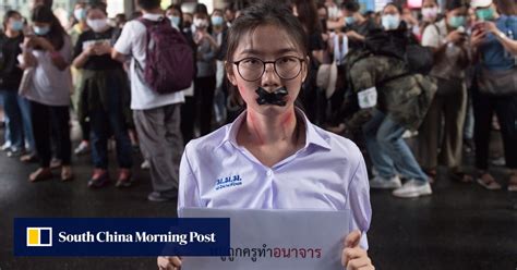Thai Protester Who Alleged Sexual Abuse At School Faces Storm Of Criticism For Speaking Out