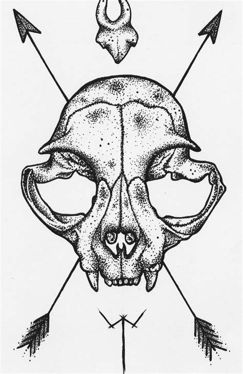 Animal Skull Tattoo Tumblr Tattoo Vorlagen Gezeichnet Animal