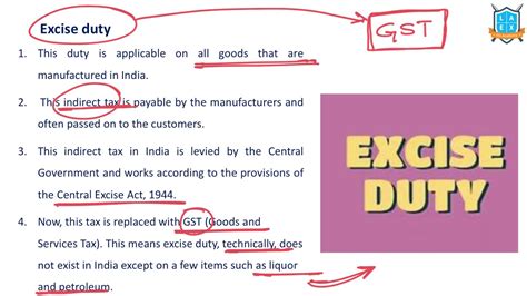What Is Excise Duty Excise Duty La Excellence Youtube