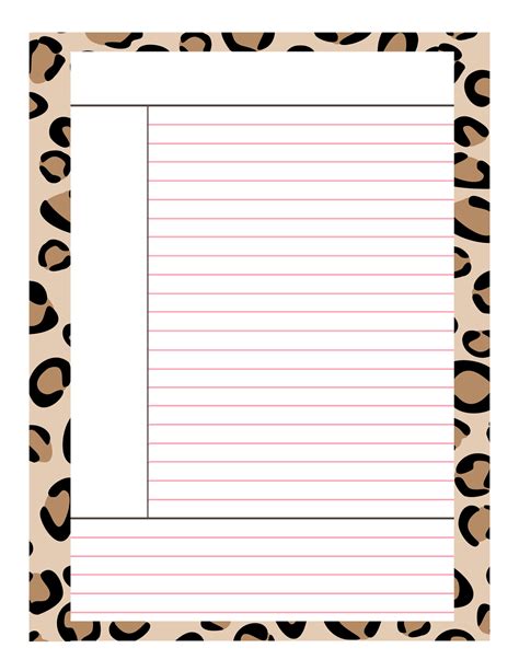 Printable Notes Template Riset