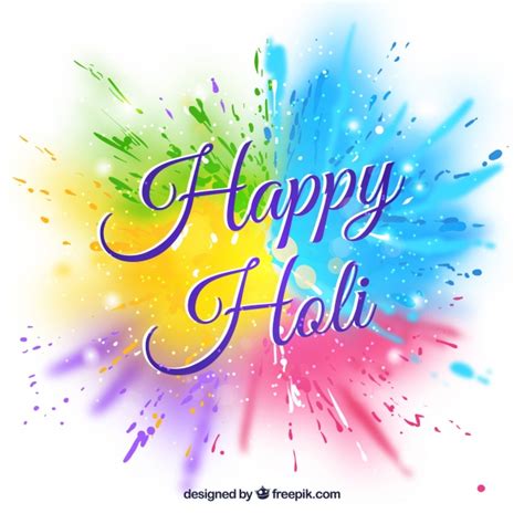 According to hindu calendar, we celebrate holi festival in the month of bikram sambat. Happy holi background in flat design Vector | Free Download