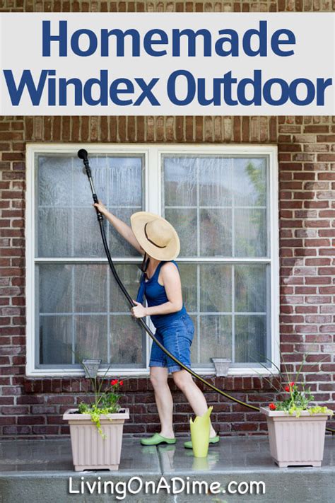 That they had to use specifically for their machine. Homemade Outdoor Window Washer Recipe - Living on a Dime