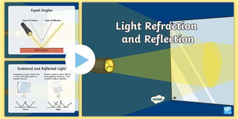 Light Refraction And Reflection Ks Powerpoint Twinkl