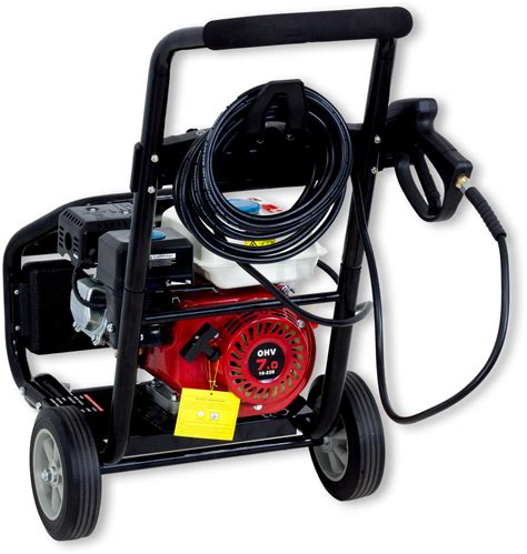 HIGH PRESSURE CLEANER 220 Bar - 7 PS engine steam petrol Cleaning