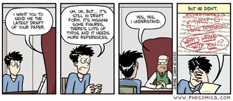A strong motivation letter for phd applications will include: PHD Comics: Draft dodging
