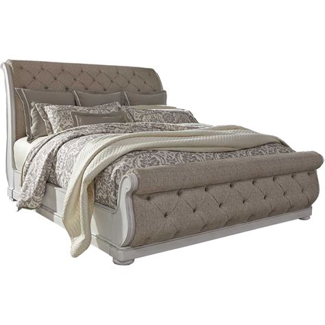 Magnolia Upholstered Sleigh Queen Bed 244 Uqh Uqf Uqkr
