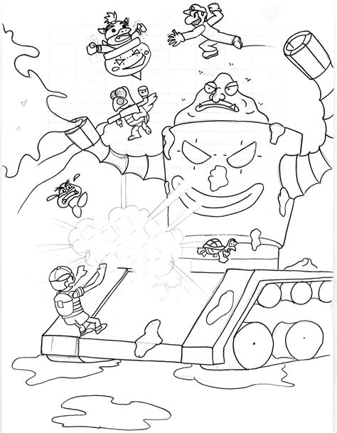 Bowser jr coloring pages print home template. Dry Bowser Mario Coloring Pages Sketch Coloring Page