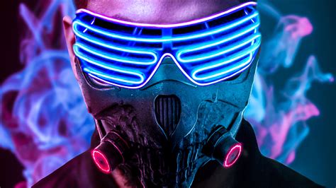 Mask Neon 4k Hd Artist 4k Wallpapers Images Backgrounds Photos And