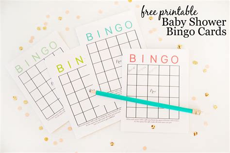 Looking for ideas to throw the perfect baby shower? Free Printable Baby Shower Bingo Cards - Project Nursery