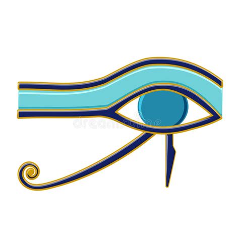 Egyptian Eye Of Horus Symbol Religion And Myths Ancient Egypt Stock