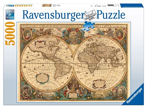 Puzzle 5000 Pièces Mappemonde Dhenricus Ravensburger 174287